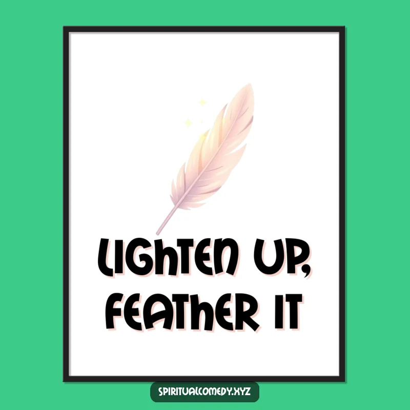 Free Printable Wall Art: Elegant Feather Light, Downloadable Serene Decor