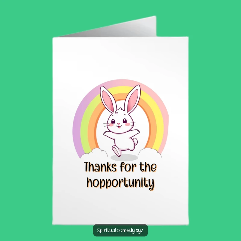 Free Printable Funny Bunny Thank You Card: Express Gratitude with Joy Downloadable!