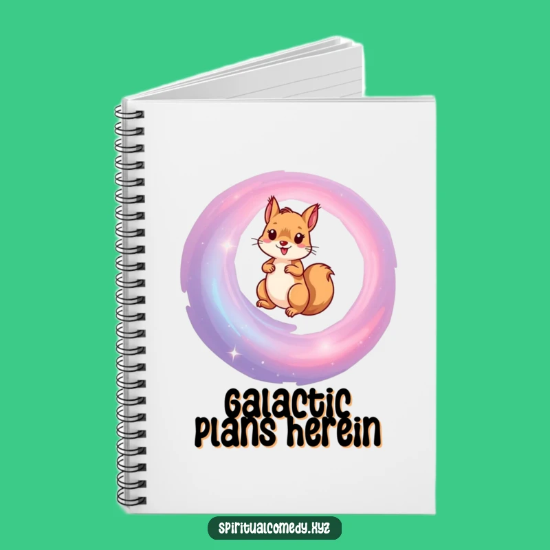 Funny Galaxy Squirrel Notebook: Jot Down Ideas, a Hilarious Funny Gift